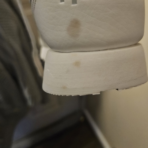 Reebok Womens 7.5 Classic White Leather Sneakers - Picture 5 of 5